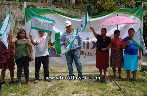 Inicia gobierno municipal obras en la zona alta de Huixtla