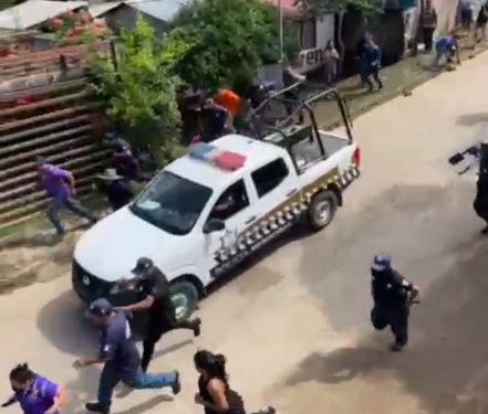 Enfrentamiento en Tuzantán, producto de los abusos del alcalde Bany