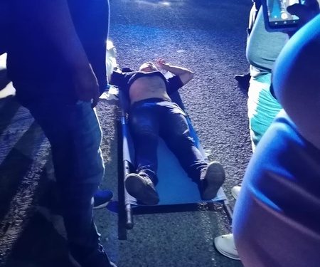 Apunto de perder la pierna motociclista Huixtleco en Tuzantán