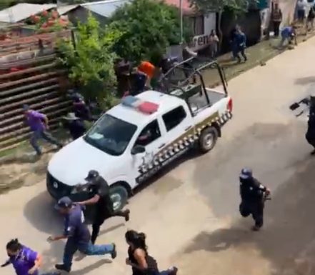 Enfrentamiento en Tuzantán, producto de los abusos del alcalde Bany