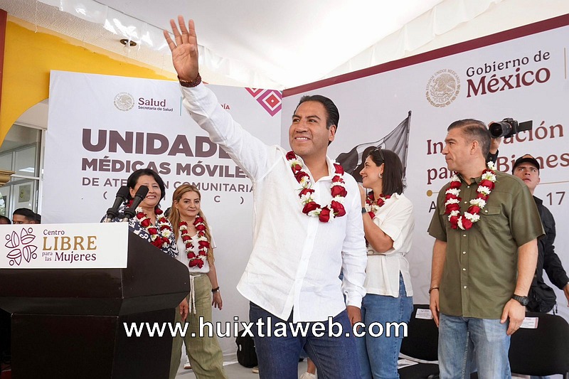 Eduardo Ramírez inaugura Centro LIBRE en Acala para proteger y empoderar a las mujeres